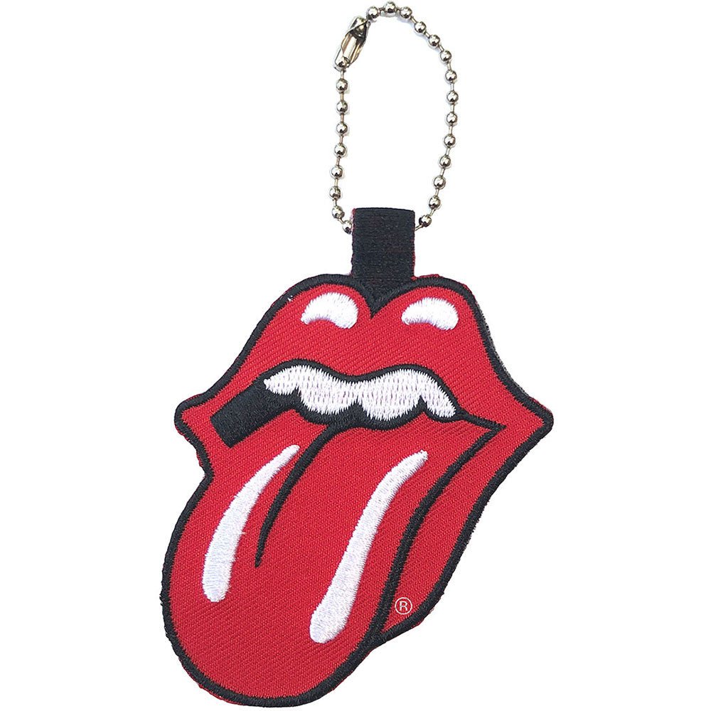 ROLLING STONES ローリングストーンズ (来日 35周年 記念 ) - Classic Tongue / パッチ / キーホルダー - PGS